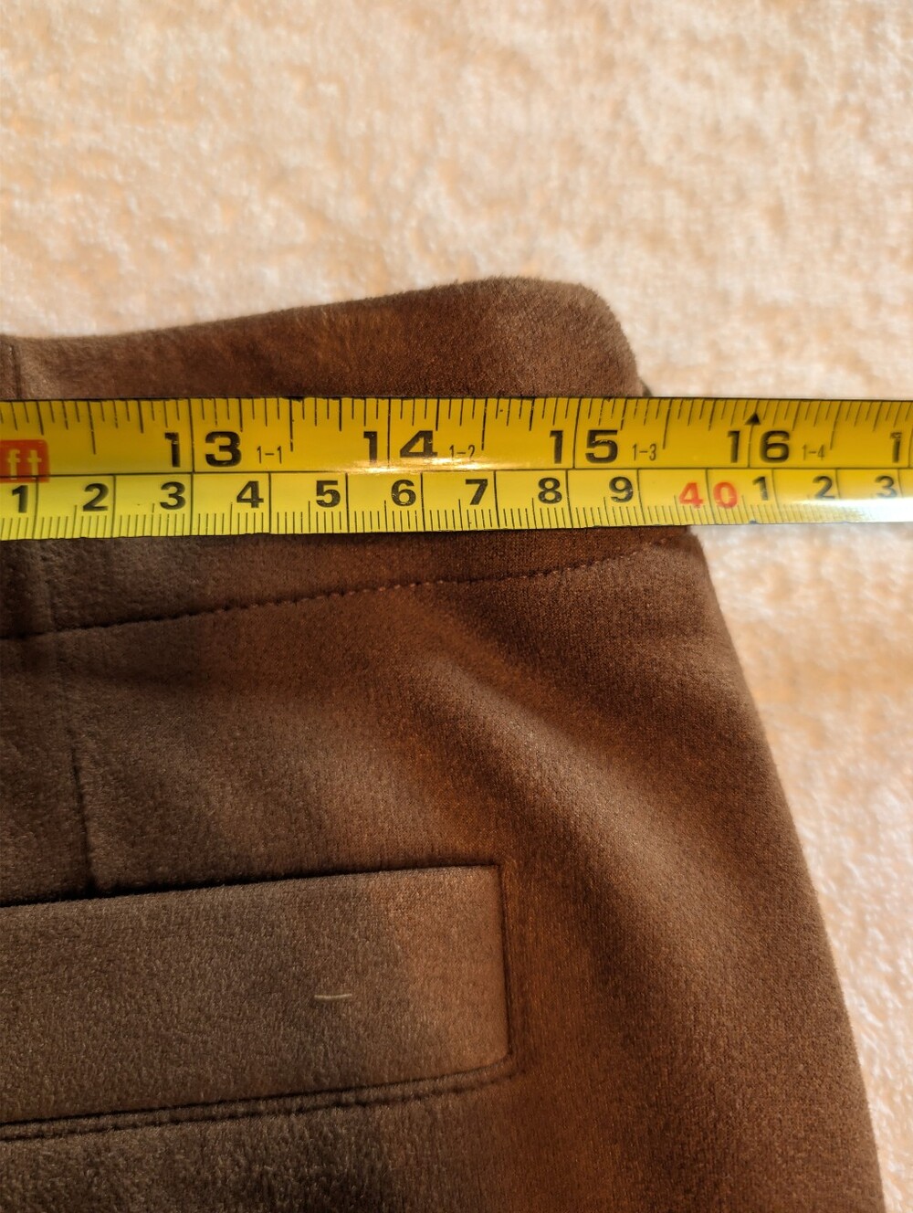 LC Lauren Conrad Faux Suede Mini Skirt - Waukesha Brown - Picture 8 of 11